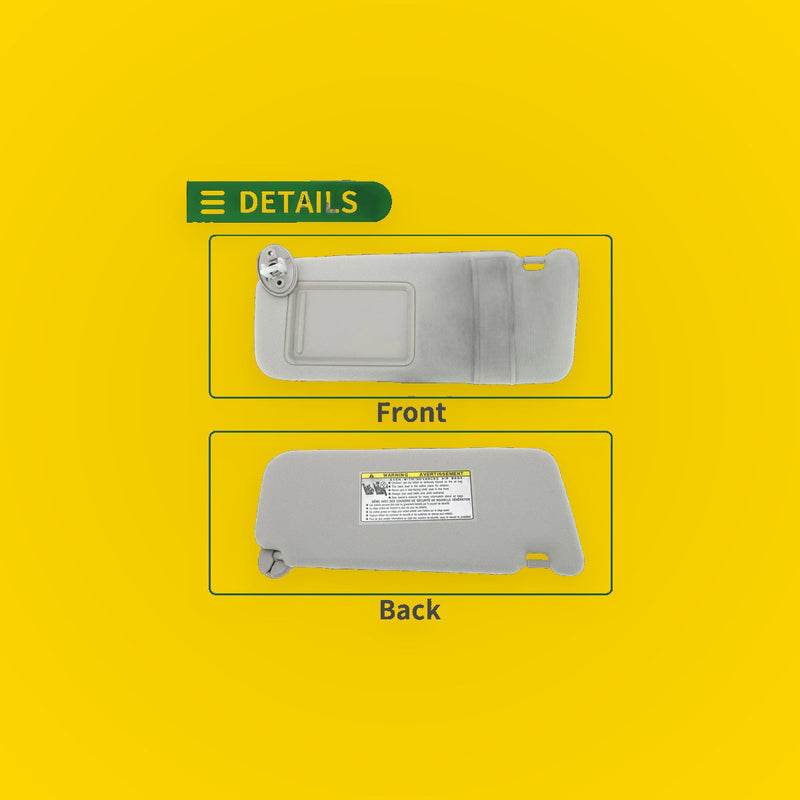 Car Sun Visor for Toyota Venza 2009-2015 with Mirror