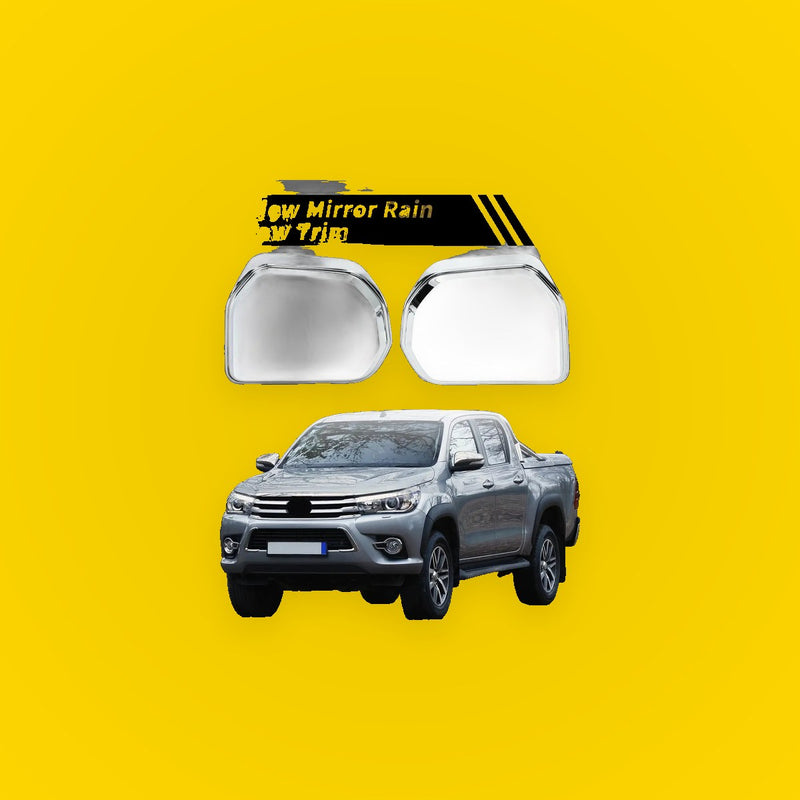 Rearview Mirror Rain Eyebrow Trim for Toyota Tundra
