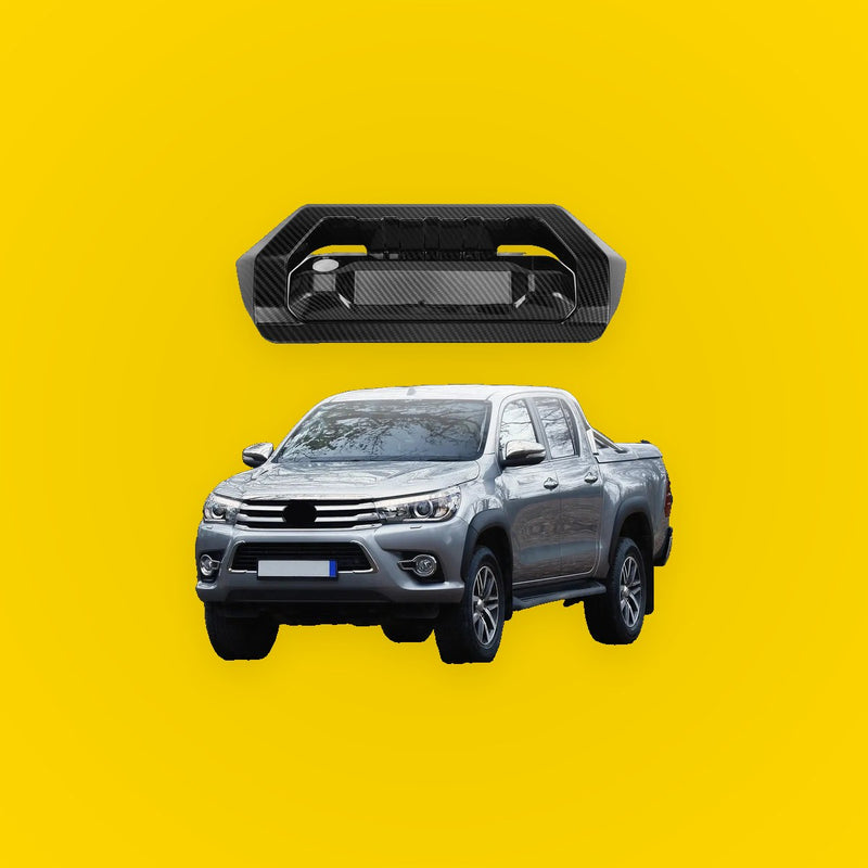Carbon Fiber Rear Handle Frame Bezel Trim Kit for Toyota