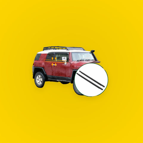 2 x Rear Weatherstrip Window Seal for Toyota FJ