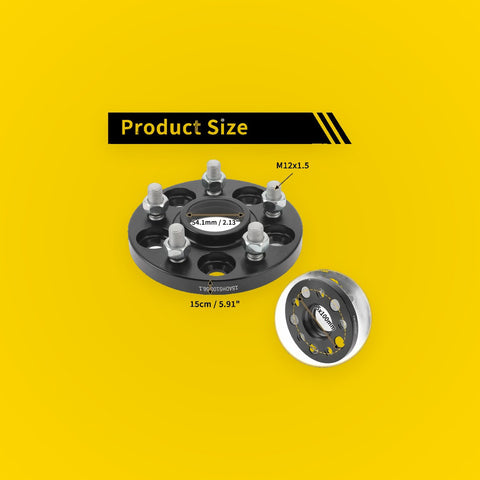 2 x 5x100mm Wheel Spacers 54.1mm for Toyota Land Cruiser