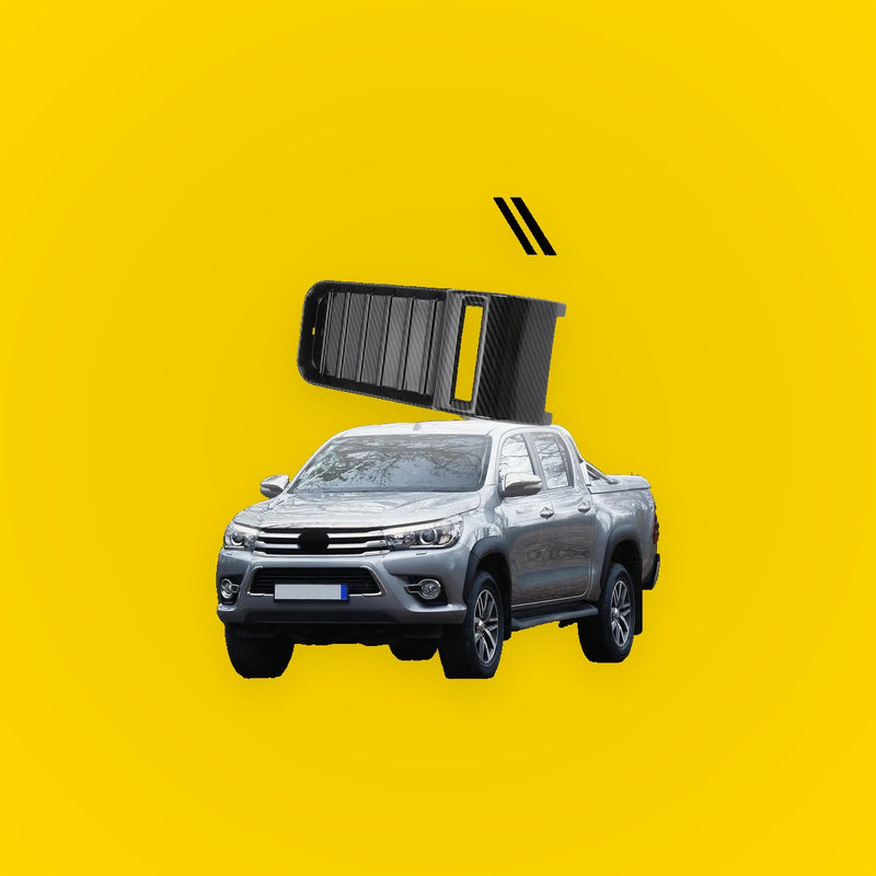 Carbon Fiber Central Armrest Storage Box Cover for Toyota