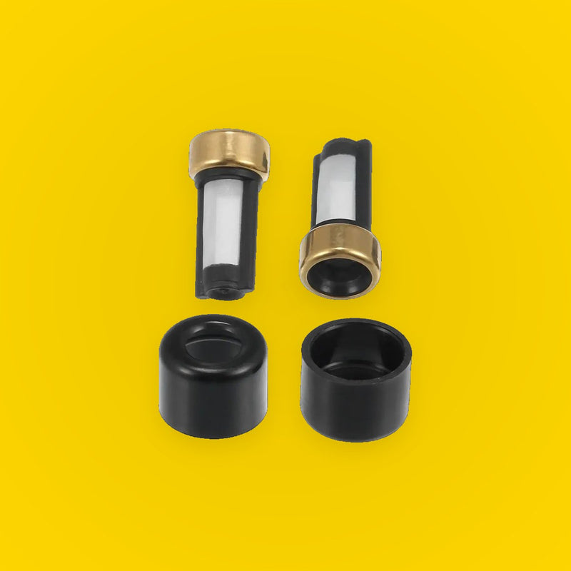 Fuel Injector O Rings Seals 4 x Micro Filters for Toyota