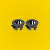2 x Black Parking Sensor Retainers for Toyota Previa