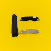 Car Dashboard Cover Black Suede Non-Slip Mat for Toyota