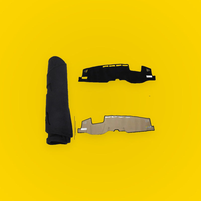 Car Dashboard Cover Black Suede Non-Slip Mat for Toyota