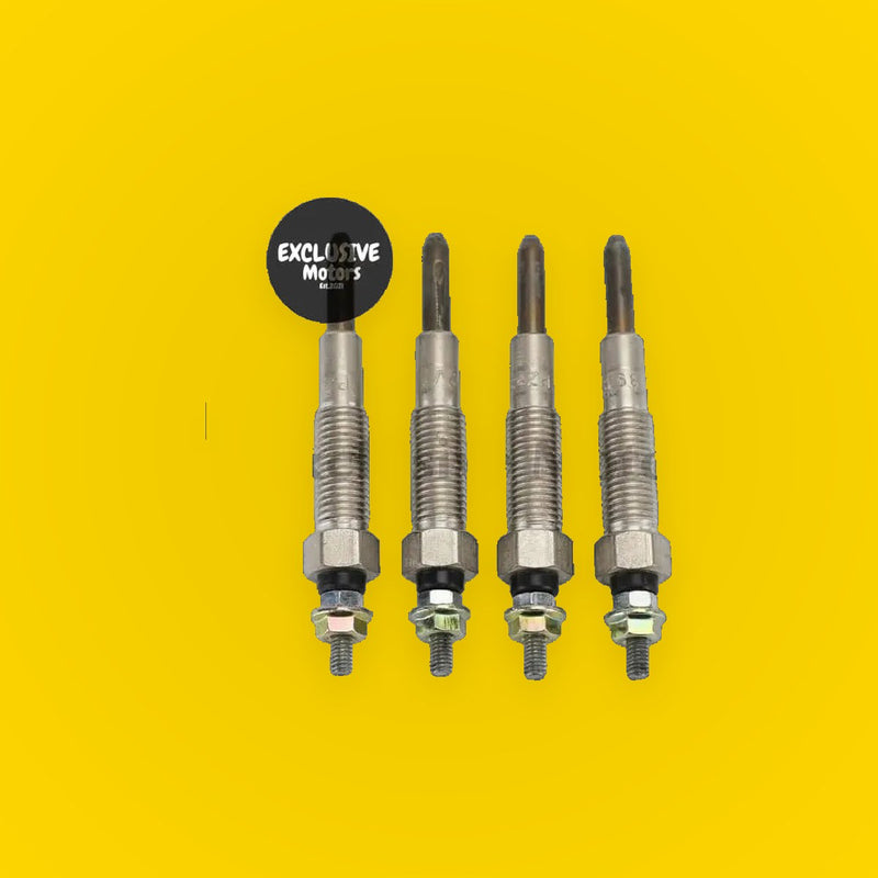 4 x Glow Plugs for Ford Courier/Mazda Bounty WLT Engines