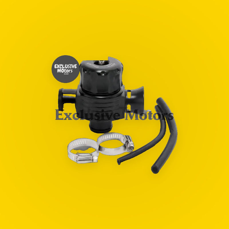 25Mm Universal Dual Port Blow Off Valve (Black) Diverter