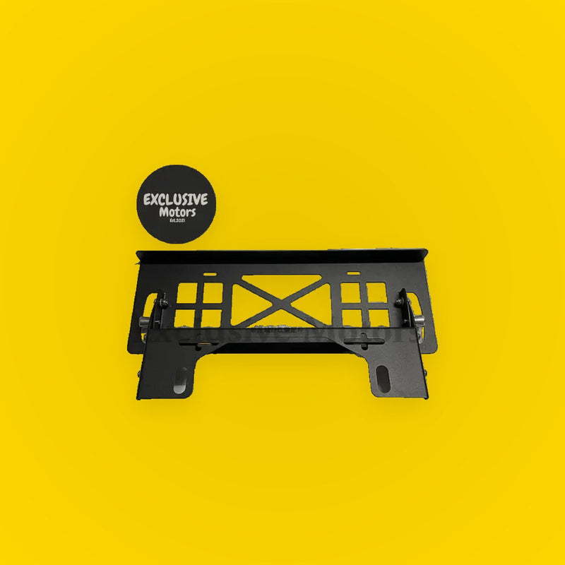 License Plate Frame with Winch Mouth for Toyota FJ Cruiser