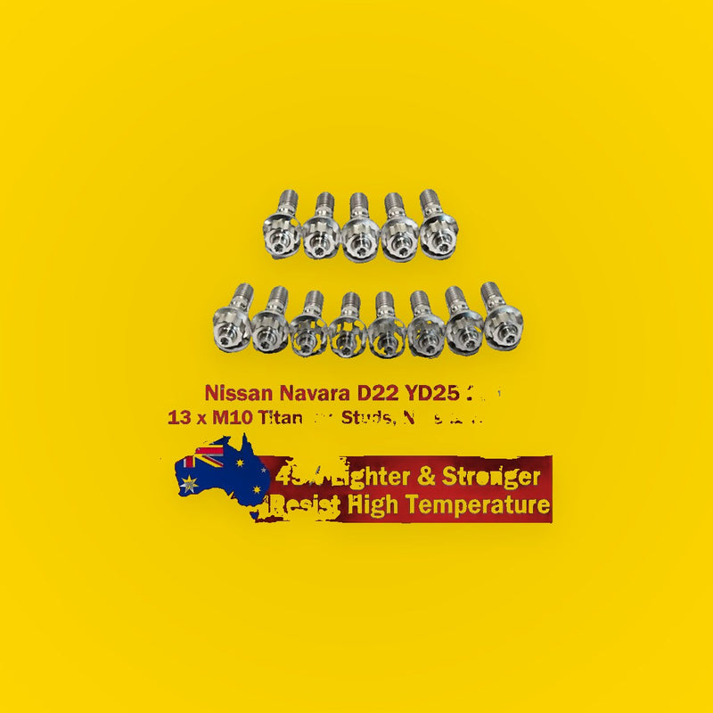 Titanium Exhaust Manifold&Turbo Stud Kit for Nissan
