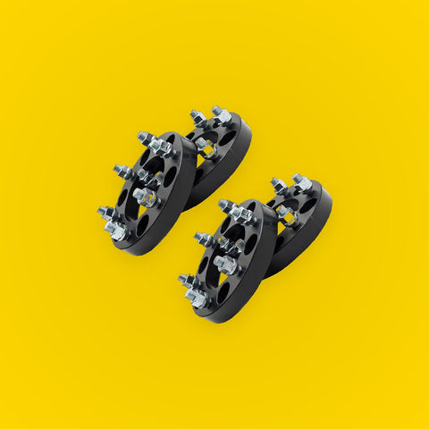 4x 25mm 6x139.7 (5.5in) M12x1.5 Wheel Spacers Suitable
