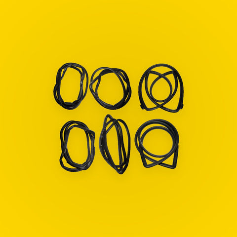 Complete Weatherstrip 6 Pcs for Toyota Hilux 4D 1988-1997