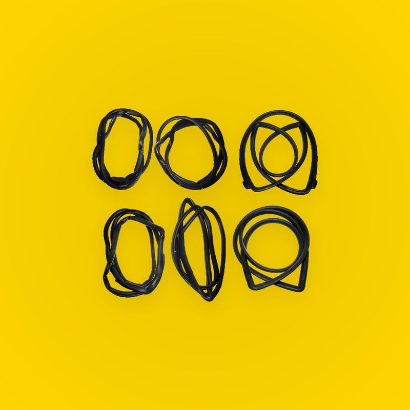Complete Weatherstrip 6 Pcs for Toyota Hilux 4D 1988-1997