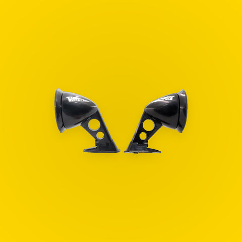 Black Fender Mirror Set for Toyota Hilux 1972-1978