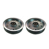 2x Flat Idler Pulley (Pair) to suit Cub Cadet MTD Ride-On Mowers — image 1