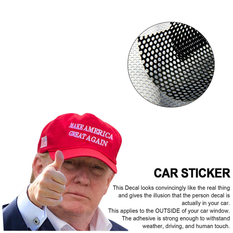 Trump 2020 Window Sticker Life-Size Passenger (2016-2020)