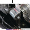 92-95 Civic / 94-01 Integra CXX-M5-BK Aluminum Right Hand Mount Hydro Trans