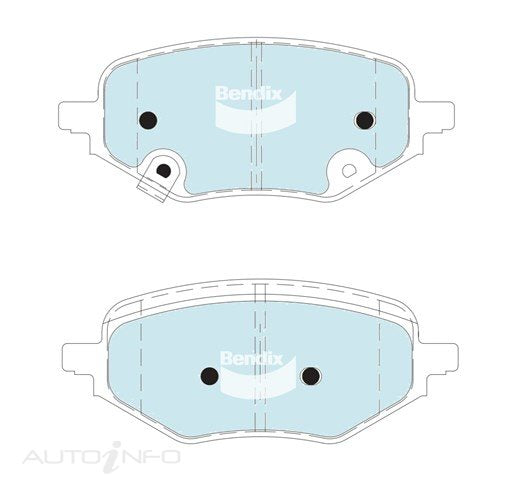 Bendix Brake Pads Rear MG HS 19-On - DB2632GCT