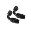 2x AN10 90 Degree Swivel Fast Flow Oil Fuel Hose End Fitting Adaptor Suitable fo — image 5