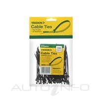 Tridon Cable Tie 100MM*3MM PK100 - CT103BKCD