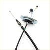 Black 96cm short throttle cable with metallic connectors and chrome plated housing for Nissan Lucino 200SX B14