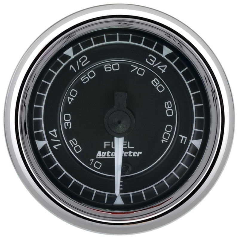 AutoMeter Chrono Chrome 2-1/16in Fuel E/F AU9710
