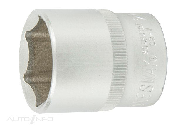 Jonnesway 1/2DR 19MM Socket 6PT Met - S04H4119