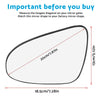 Left Side Mirror Glass with Back Plate to suit Toyota Yaris 1.5L — image 6