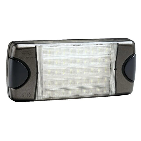 Hella Duraled 50 Led Spread Beam Lmp 9-33V 2.5M Lead, Charcoal Hsng