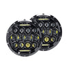 of 7-Inch Round LED Headlights (Pair) to suit Jeep Wrangler TJ — image 1