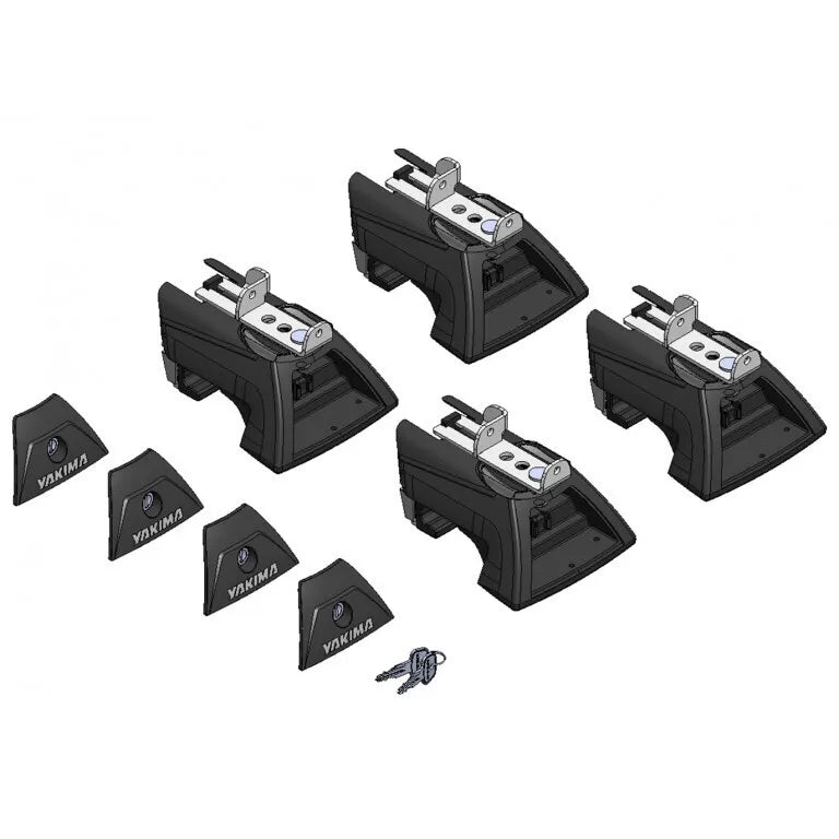Yakima LNL Flush Rail Leg Kit - Platform Ready Kit (BT-50/D-Max DC 21+) — fits Mazda BT-50 UP