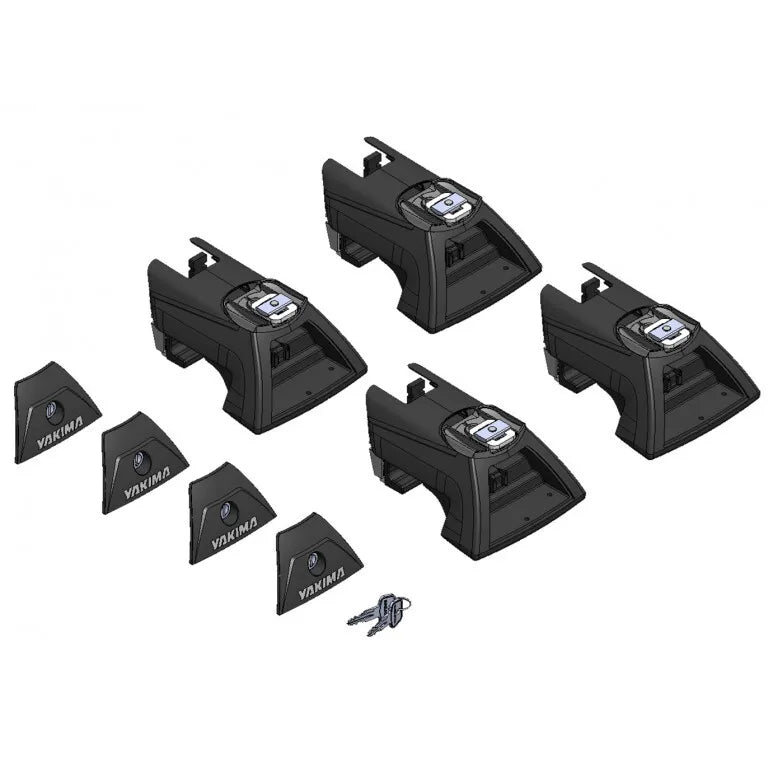 Yakima LNL Flush Rail Leg Kit - Crossbar Ready Kit (BT-50/D-Max DC 21+) — fits Mazda BT-50 UP