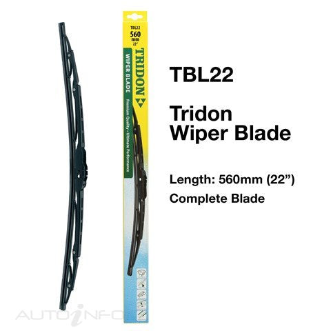 Tridon Wiper Blade 22IN 560MM - TBL22
