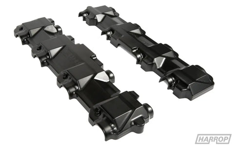 Harrop Contour Billet Coil Covers - Anodised Black (VE/VF LS) — fits Chevrolet Camaro Gen 4