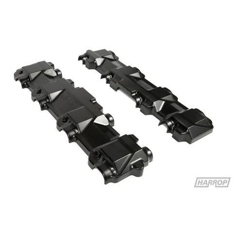 Harrop Contour Billet Coil Covers - Anodised Black (Gen-F/GM LSA) — fits Chevrolet Camaro Gen 5