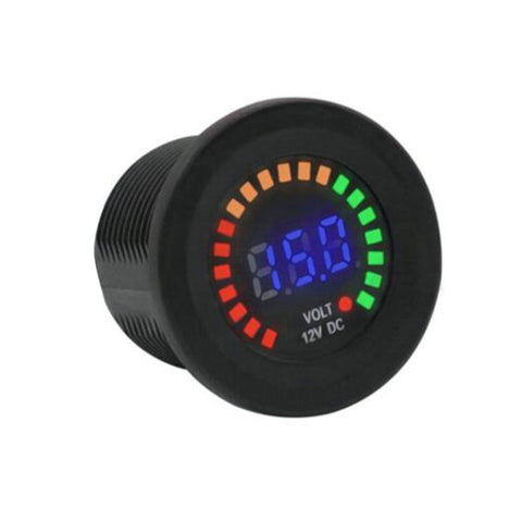 Battery Volt Meter Monitor LED Digital DC 12V Voltage Gauge to suit Car Boa — image 2