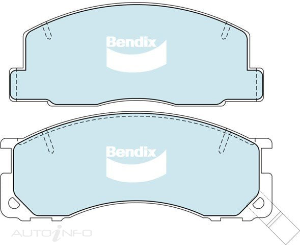 Bendix Brake Pads Front Toyota Estima - DB1215GCT