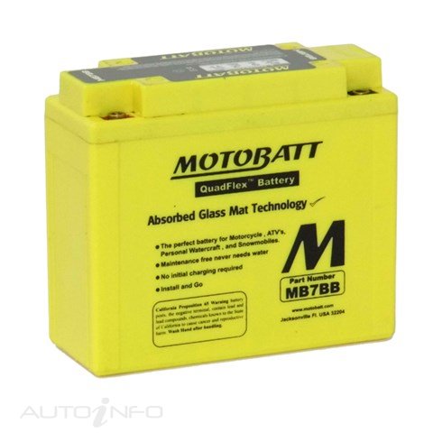 Motobatt Battery Motobatt 12V CCA150 - MB7BB