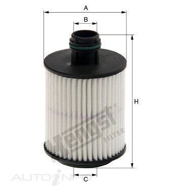 Hengst Oil Filter Holden Malibu 2.0 Tdsl - E124H01D202