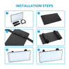 Sun Visor Makeup Cosmetic Mirror Set with 60 LED Light to suit Universal Ca — image 6