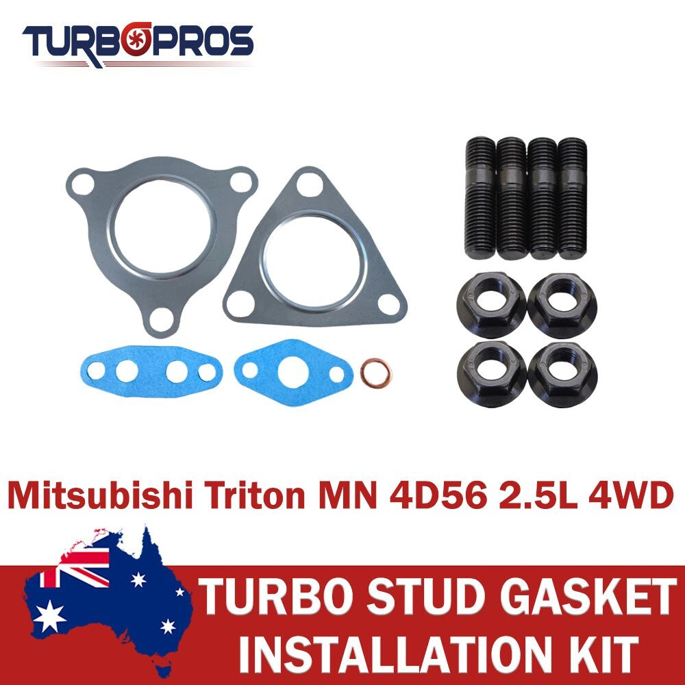 Turbo Installation Stud & Gasket Kit for Mitsubishi MN Triton 4WD 4D56 2.5L