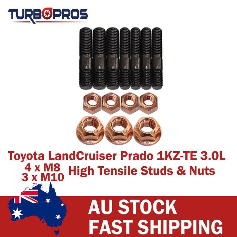 Toyota Landcruiser Prado 1KZ-TE 3.0L High Tensile Turbo Charger Stud Kit