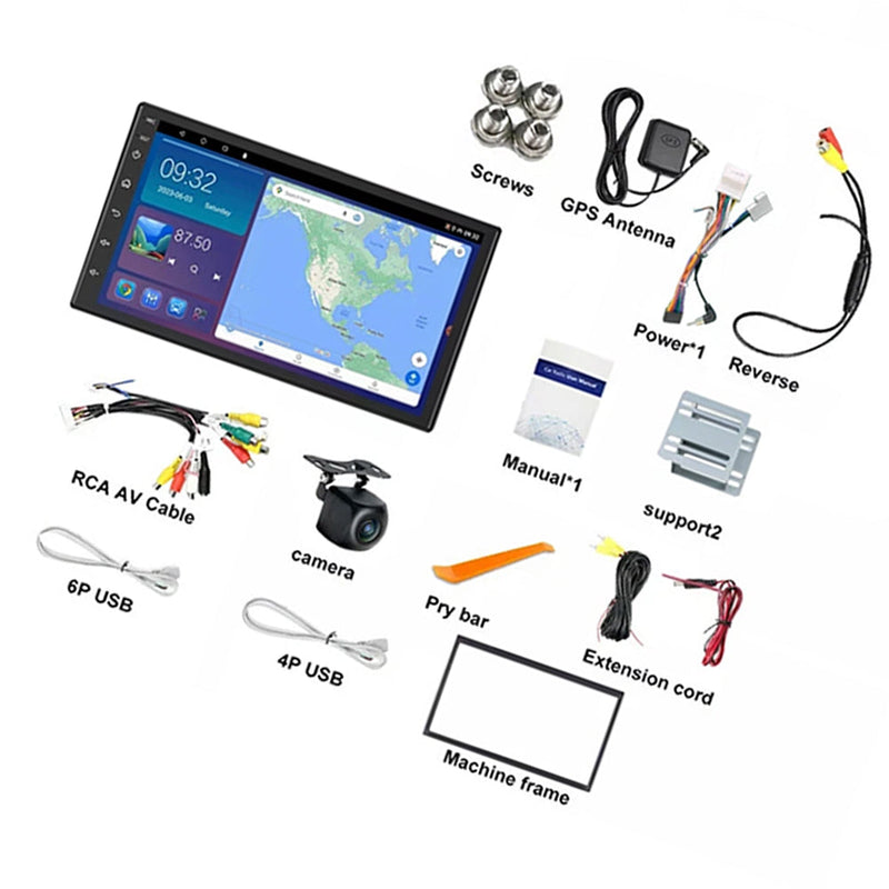 7 inch Wireless CarPlay Android Auto Head Unit to suit Nissan Dualis J10 — image 1