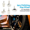 Manifold Aluminum Stainless 5PCS Polishing Buffing Pad Mop Wheel Drill Kit