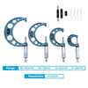 4x Outside Micrometer Set 0-100mm Carbide Tip Precision 0.01mm to suit Mach — image 6