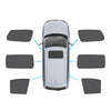 6x Window Magnetic Mesh Sunshades to suit Kia Carnival YP Series — image 1