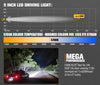 LIGHTFOX Pegasus Series 9inch Osram LED Driving Lights 1 Lux @906m 11,390 lumens