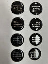 Autotecnica Billet Straight Slim Black Gear Shift Knob