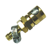 SP Tools Air Fitting - 3/8" Hose Tail Plug & Hose Clamp - Jamec Type - 105 Series