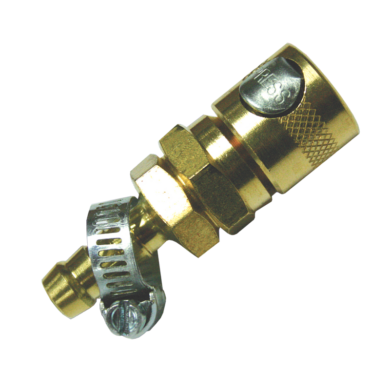 SP Tools Air Fitting - 3/8" Hose Tail Plug & Hose Clamp - Jamec Type - 105 Series